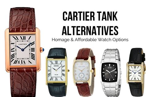 alternatives to cartier tank watch.